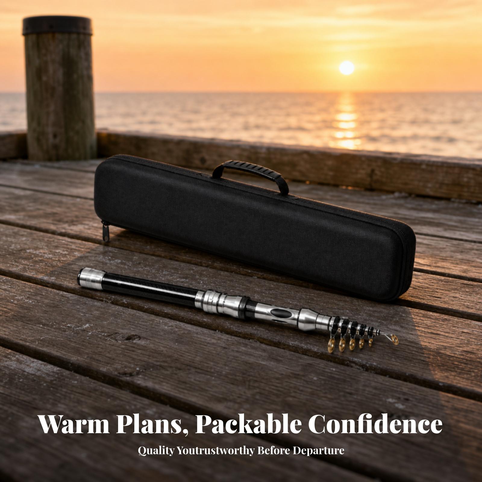 Komplettes Angelruten-Set mit  – Fishing Rod Telescopic Bewertung und Preis